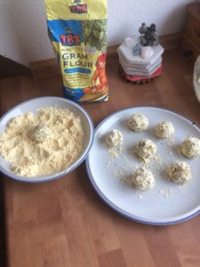 Falafel mit fermentiertem Kümmelkraut & fermentiertem Feuer 4