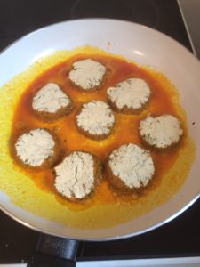 Falafel mit fermentiertem Kümmelkraut & fermentiertem Feuer 5