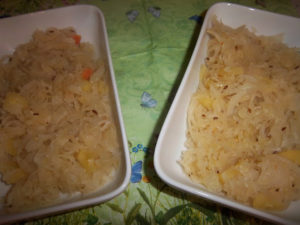 Apfel-Sauerkraut mit Kartoffelkruste 6