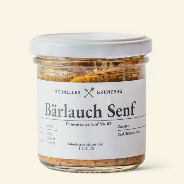 Fermentierter Bärlauch-Senf