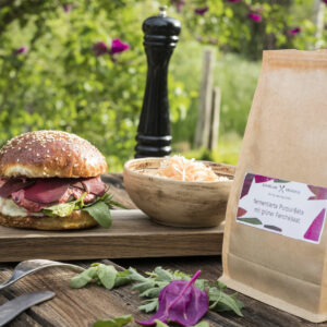 Das Rezept: Wildkräuter Burger + fermentierte Rote Bete 3