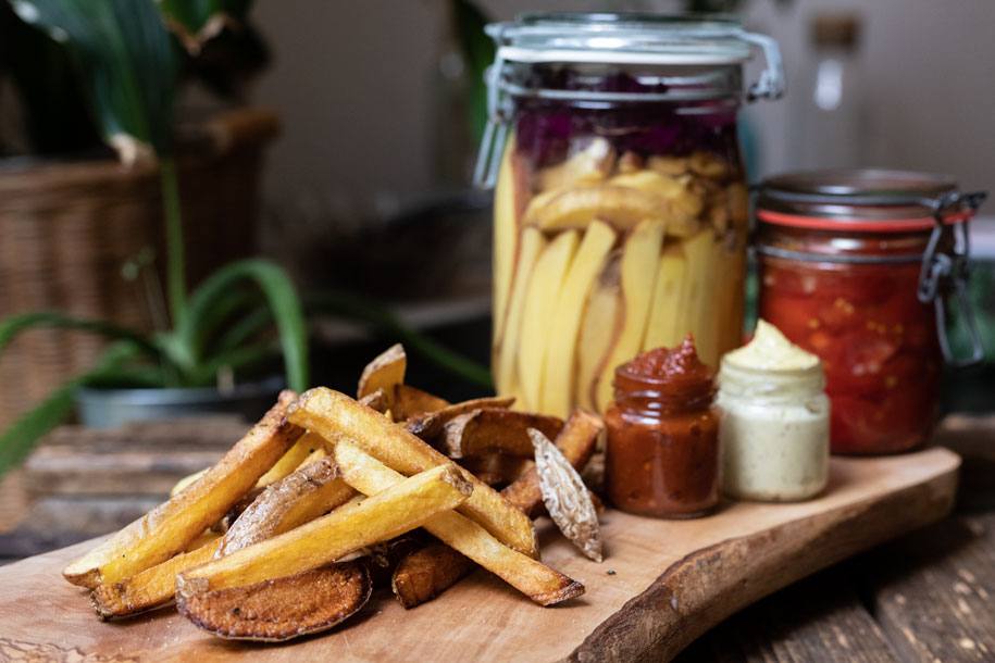 Fermentierte Pommes - Gemüse fermentieren mit Olaf Schnelle