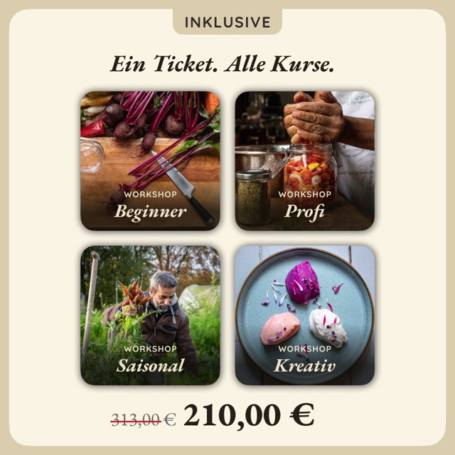 Frisches und fermentiertes Gemüse 26