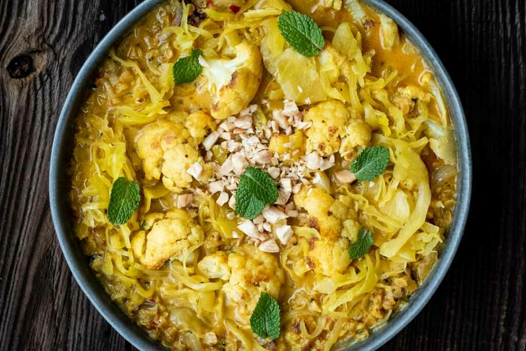 Goldenes Curry mit goldenem Sauerkraut 3