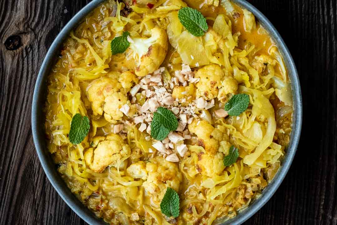 Goldenes Curry mit goldenem Sauerkraut 1