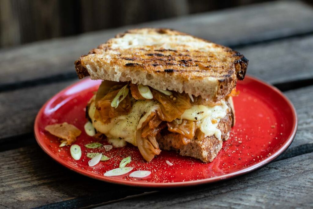 Kimchi-Käse-Kater-Toast 3