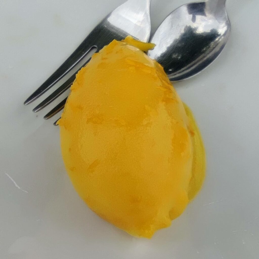 Pflaumensorbet