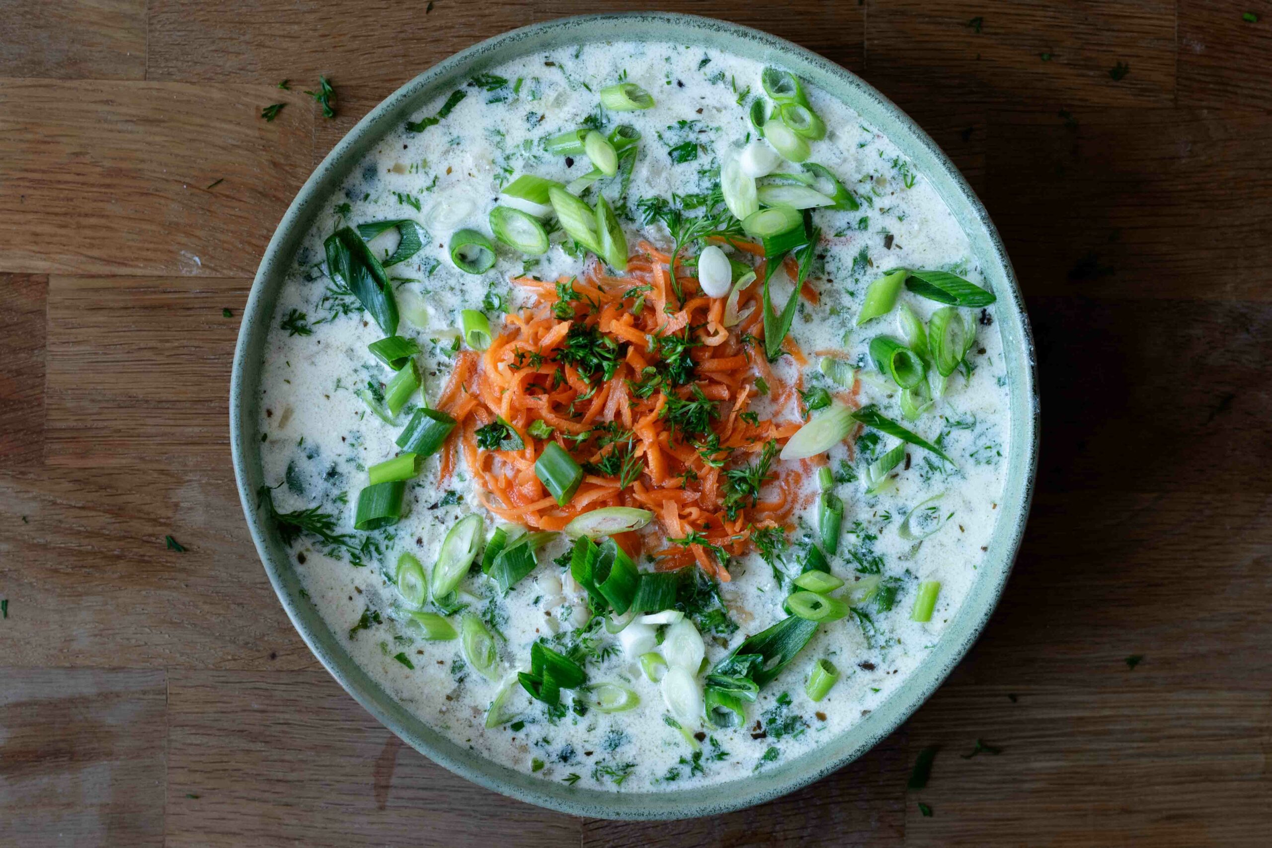 Heiße Joghurtsuppe mit fermentierter Karotte 1