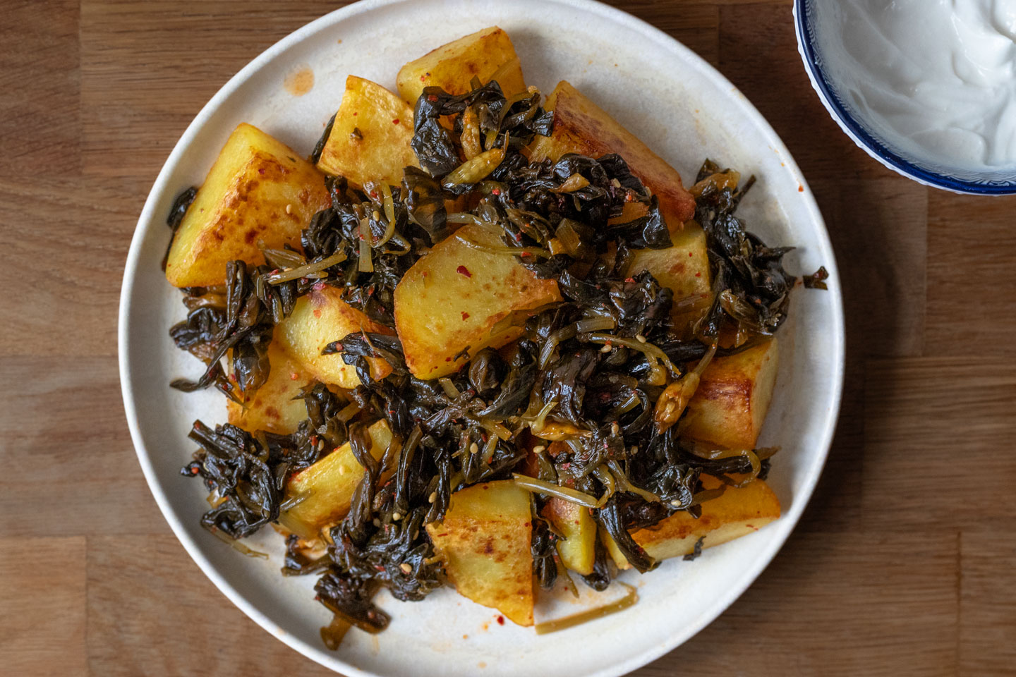 Bärlauch-Kimchi Kartoffelsalat 1